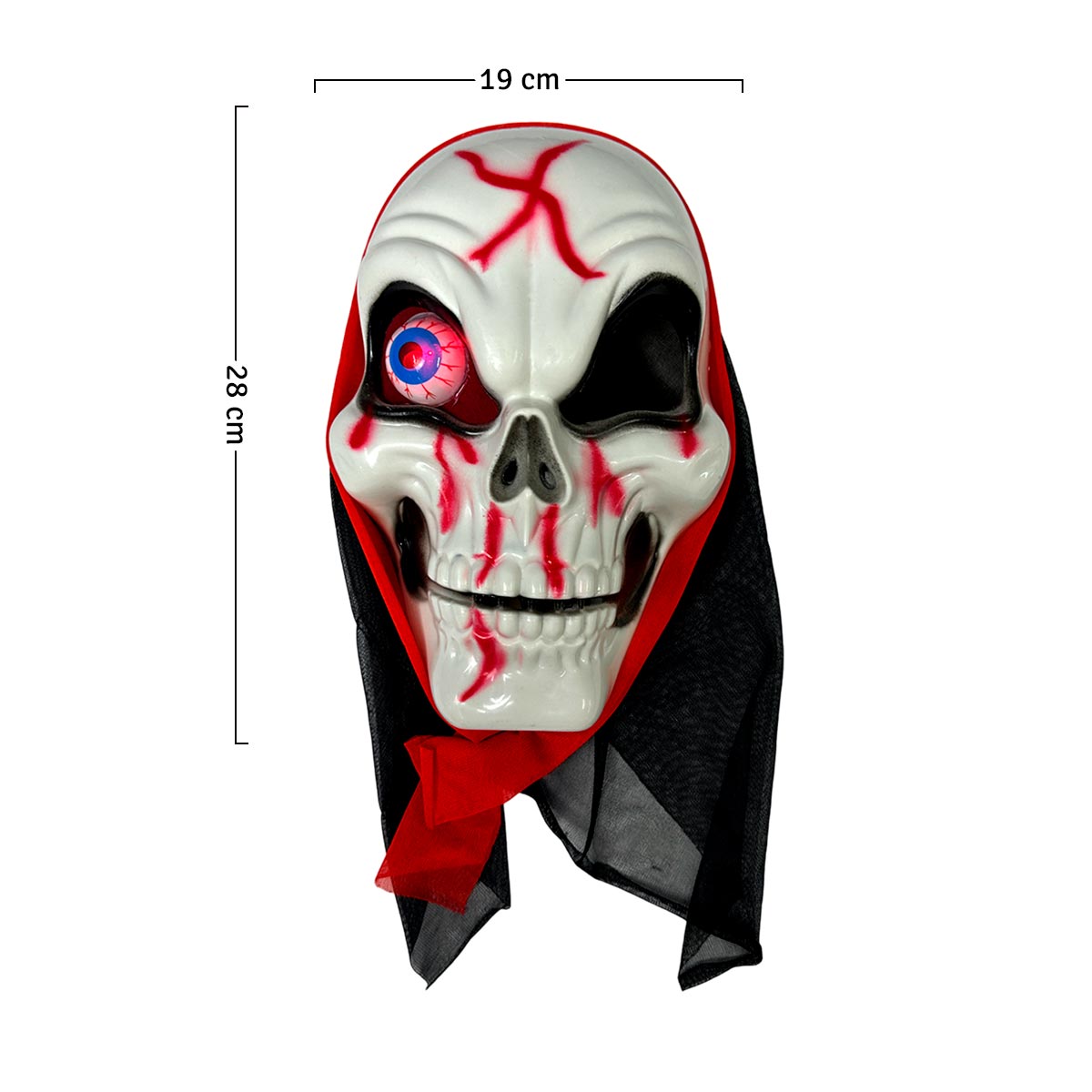 Mascara La Muerte Ojo LED OF-1381